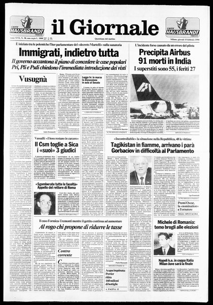 Il giornale : quotidiano del mattino